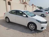 2015 white Toyota corolla