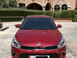 2018 Kia Rio hatchback in red