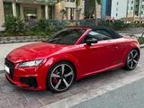 2023 Audi TTS Roadster in Tangorot Metallic (Red) with just 13,000 km