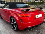 2023 Audi TTS Roadster in Tangorot Metallic (Red) with just 13,000 km