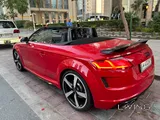 2023 Audi TTS Roadster in Tangorot Metallic (Red) with just 13,000 km
