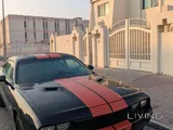 Black Dodge Challenger v8