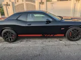 Black Dodge Challenger v8