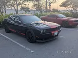 Black Dodge Challenger v8