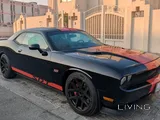 Black Dodge Challenger v8