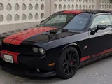 Black Dodge Challenger v8