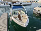 Bayliner 5.3 m boat with trailer, paid parking, and major recent service