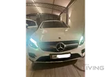 سيارة مرسيدس جي إل سي 250 موديل 2019 للبيع، 124,500 كم، المالك الأول، تأمين شامل، لون خارجي أبيض، داخلية حمراء، خالية من الحوادث، دهان أصلي، السعر 88,000 (قابل للتفاوض للجادين)