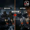 Car engine tune up injector cleaning