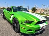 Green Lime Mustang 2013 Convertible 160000km