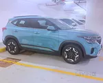 Kia Seltos 2023 Blue 5-Door SUV with Leather Interior