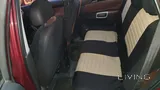 Lady driven car buy and drive.