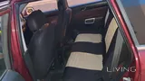 Lady driven car buy and drive.