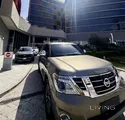 نيسان باترول بلاتينيوم رمادي معدني V8