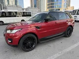 رنج روفر إتش إس إي سبورتس سوبرشارجد أحمر/أسود - حالة ممتازة