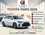 2026 Toyota Yaris Sedan for Rent - Monthly QAR 1600 CONT. 77998085