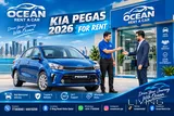 SEDAN KIA PEGAS 2026 FOR RENT|DAILY 50 QAR FOR MONTHLY CONTRACT.CALL US:77303040
