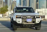 2026 Toyota Prado 4X4 SUV for Rent - White, 7 Seats