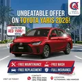 2026 Toyota Yaris Sedan for Rent - Monthly Price QAR 1599/-
