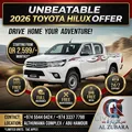 2026 Toyota Hilux - Reliable Commercial Truck Starting from 2599/-